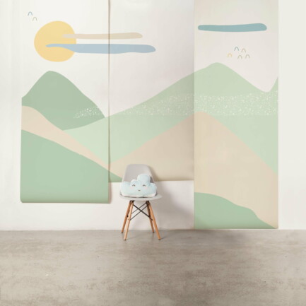 Painel de parede Montanhas Good Vibes