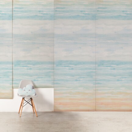 Painel de parede Aquarela Linha Céu