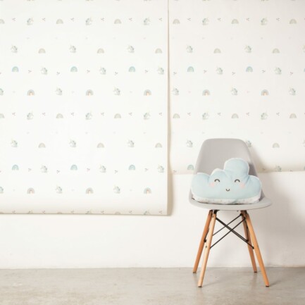 Papel de parede Aquarela Unicórnio
