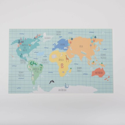 Tapete playmat Mapa-Mundi