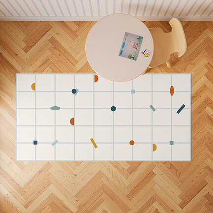 Tapete playmat Formas