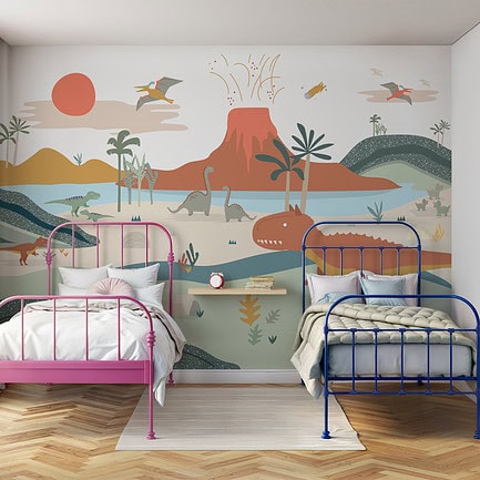 Painel de parede Vale dos Dinos