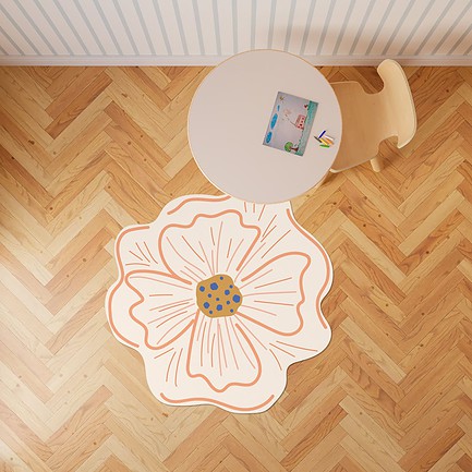 Tapete Playmat Flor Cosmos