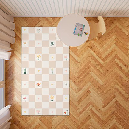 Tapete Playmat Damier Floral