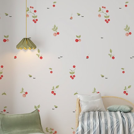 Papel de parede Frutas Aquarela