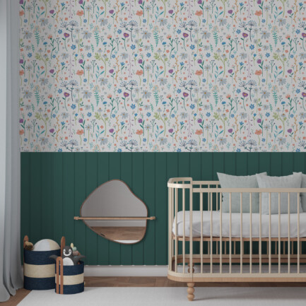 Papel Sheepy Flores da Floresta