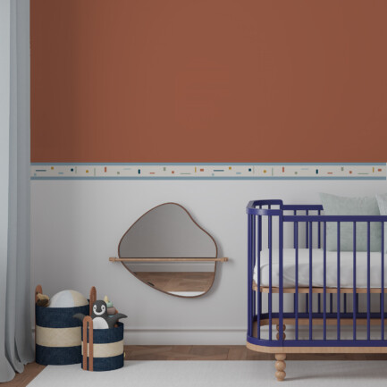 Barrado Adesivo Cubos