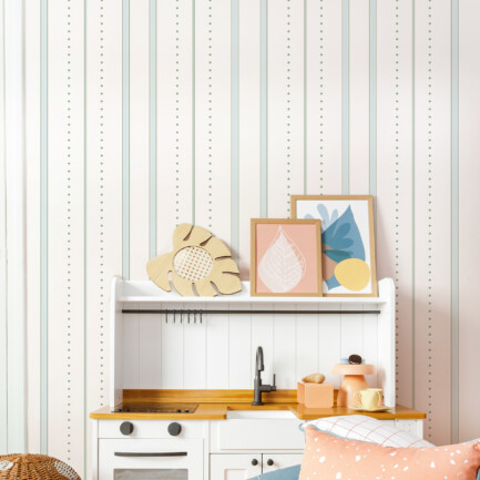 Papel de parede Listrado Pontinho