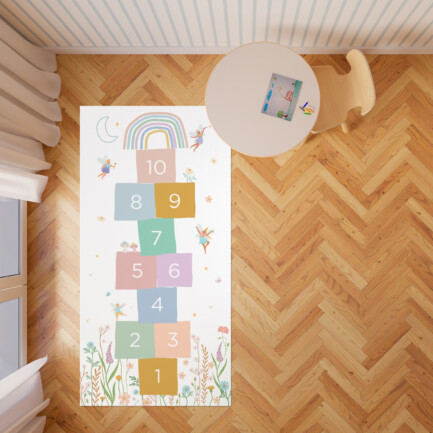 Tapete Playmat Amarelinha Flores Mágicas