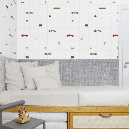 Papel de parede Fórmula 1 retrô